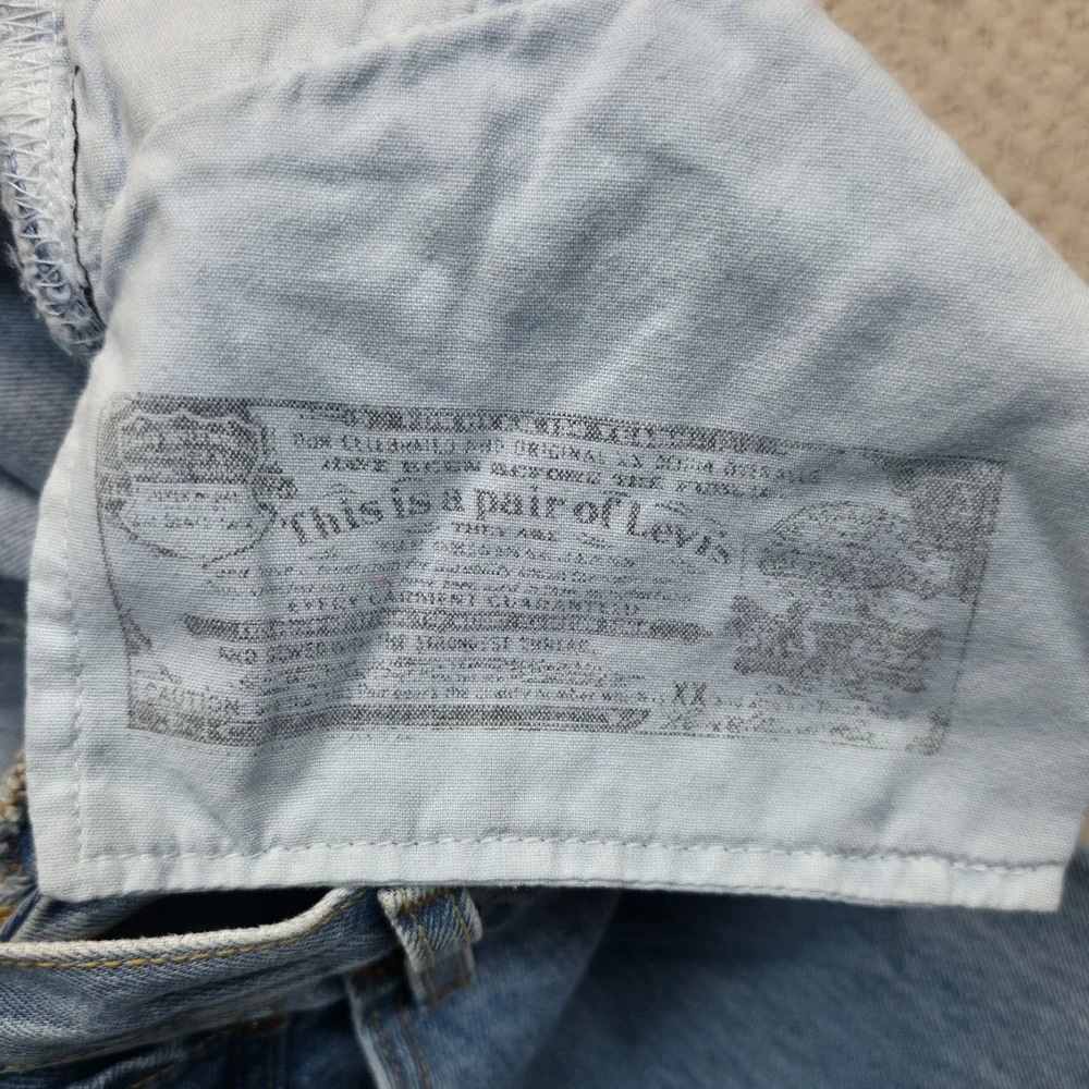 Vintage‎ Levi's 501 XX Jeans Men's W36 L30 Light Wash Button Fly Straight Leg